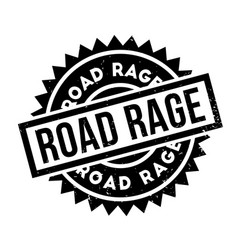 Road Rage Rubber Stamp