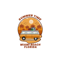 Summer Time Miami Beach Florida Design