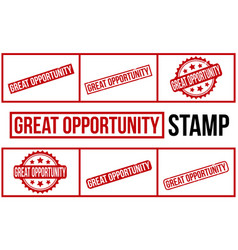 Great Opportunity Rubber Stamp Set