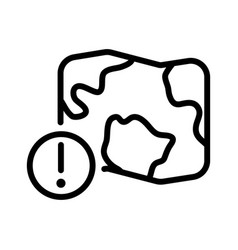 Map Alert Icon