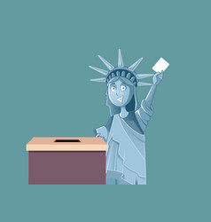 Statue Of Liberty Voting In American Elections