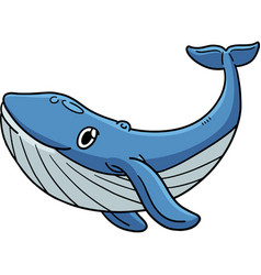 Whale Cartoon Colored Clipart