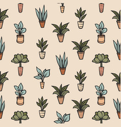 Trendy Prints Plants In Flat Style Modern