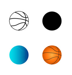 Abstract Basketball Silhouette