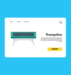 Jumping Trampoline Icon