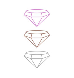 Luxury Diamond Sign Symbol Logo