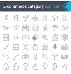 Online Shopping And E-commerce Category Icon