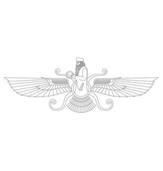 Ancient Sumerian Symbol Faravahar