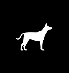 Australian Kelpie - Minimalist And Flat Logo