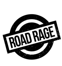 Road Rage Rubber Stamp