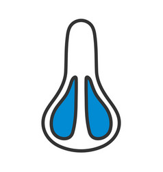 Bike Seat Icon Top View