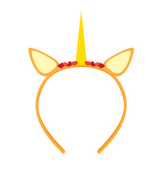 Isolated Unicorn Headband Icon