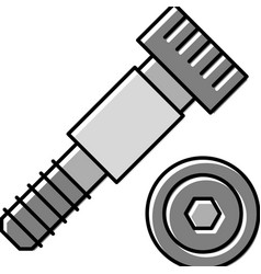 Shoulder Screw Color Icon