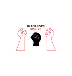 Black Lives Matter Banner For Protest Rally Or Aw