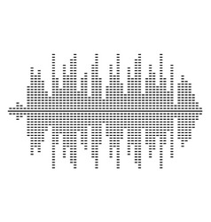 Digital Audio Wave Symbol Voice Record Form