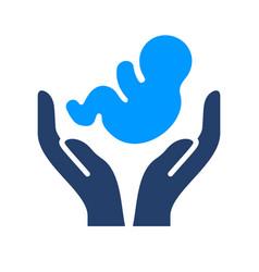 Icon Of Caring For A Newborn Baby