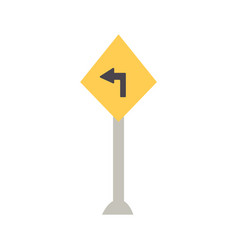 Left Turn Road Sign