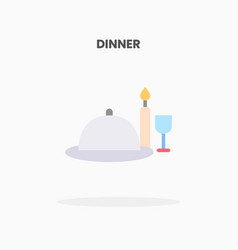 Dinner Icon Flat