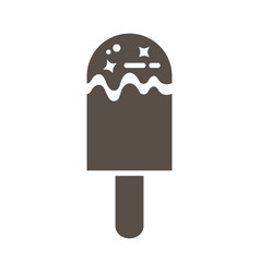 Ice Cream Slang Silhouette Style Icon