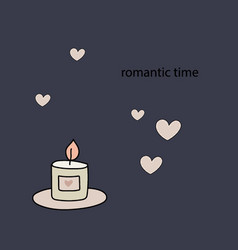 Stylish Picture Hour Of Romance Candle Hearts