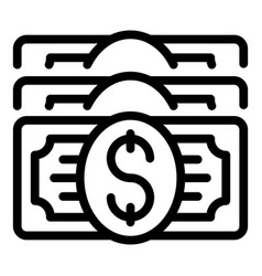 Cash Pack Icon Outline Video Call