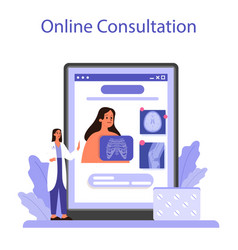 Radiologist Online Service Or Platform Doctor