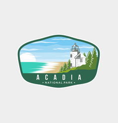 Acadia National Park Emblem Patch Logo