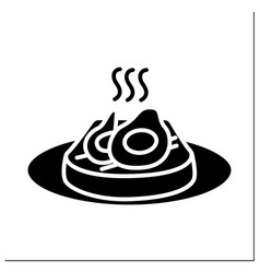 Avocado Toast Glyph Icon