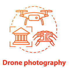 Drone Photography Concept Icon Quad Copter