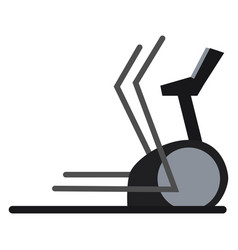 Elliptical Trainer On White Background