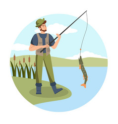 Fisherman With Fish