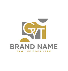 Industrial Business Logo With Initials Gyt