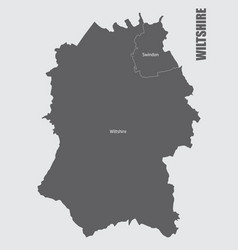 Wiltshire County Administrative Map