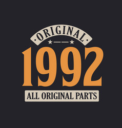 Original 1992 All Parts 1992 Vintage