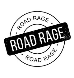 Road Rage Rubber Stamp