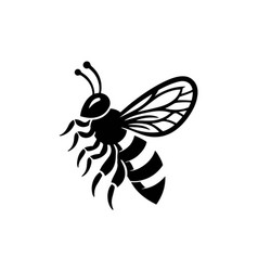 Bee Silhouette Art Icons And Graphics