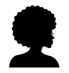 Profile Cameo Of An African American Woman