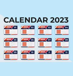 12 Pages Desk Calendar Design For 2023