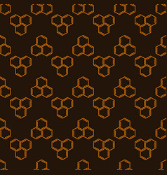 Abstract Hexagonal Chemistry Molecule