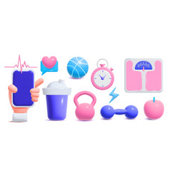 Cartoon Fitness Set