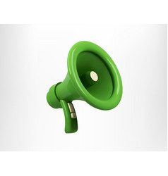 Megaphone Isolated 3d Green Icon