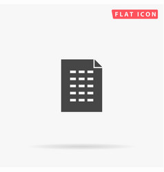 Table Xls Flat Icon