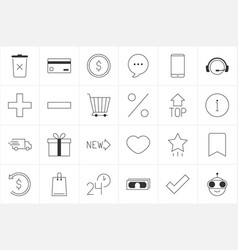 Store Icons Online Shopping Icon Set