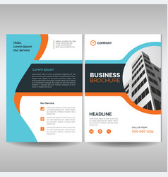 Creative modern corporate flyer template Vector Image