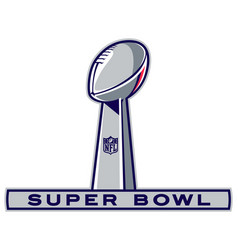 Badge Of The Super Bowl Trophy