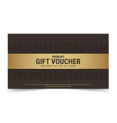 Menu Restaurant Luxury Gift Voucher Design