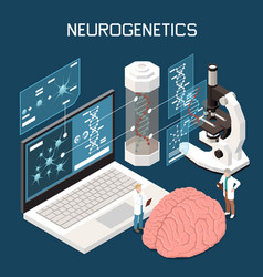 Neuroscience Isometric Composition