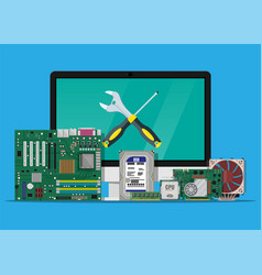 Assembling And Service Pc Computer Hardware