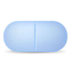 Blue Tablet Realistic Medical Cure Dose Pack