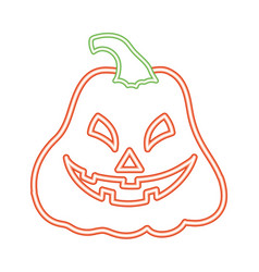 Halloween Scary Pumpkin Neon